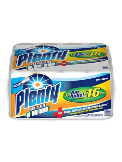 9878 - Plenty Flex-A-Size - 12 Rolls. (Case of 12) - Box:  - Loc: 