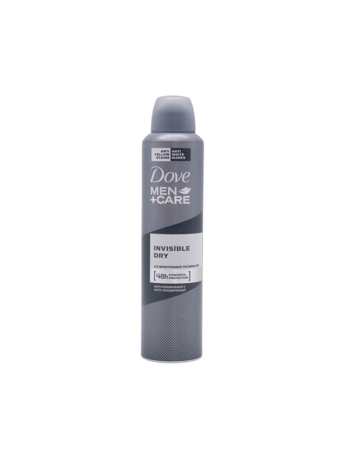 32621 - Dove Deodorant Spray,  Invisible Dry Men + Care - 250ml/(Case Of 6) - Box:  - Loc: 31M