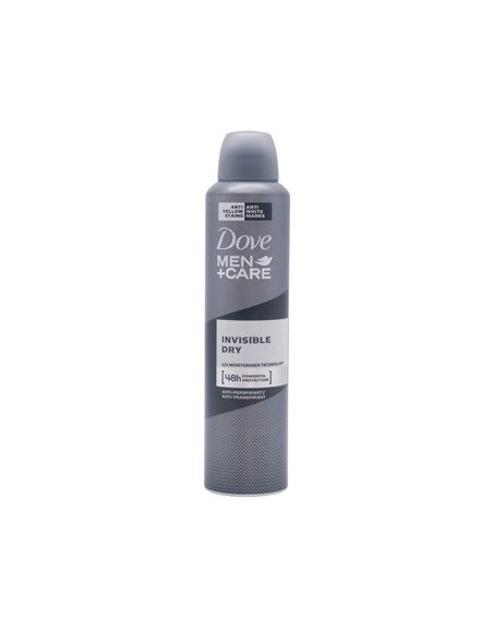 32621 - Dove Deodorant Spray,  Invisible Dry Men + Care - 250ml/(Case Of 6) - Box:  - Loc: 31M