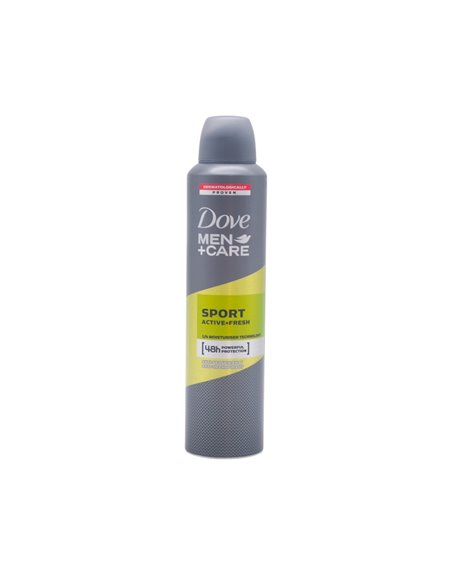 32622 - Dove Deodorant Spray,  Sport Active Men + Care - 250ml/(Case Of 6) - Box:  - Loc: 31M