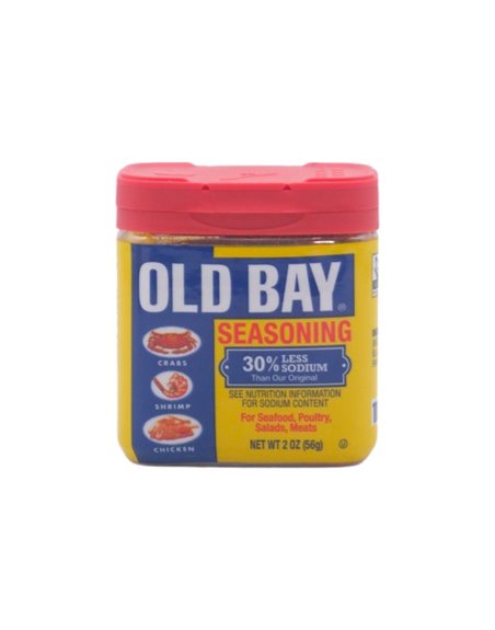 32671 - Old Bay 30% Less Sodium Seasoning -  12/2 oz. - Box:  - Loc: M4