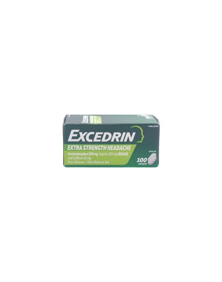 32682 - Excedrin Extra Strength Headache. 250mg - 100 Caps - Box:  - Loc: K1
