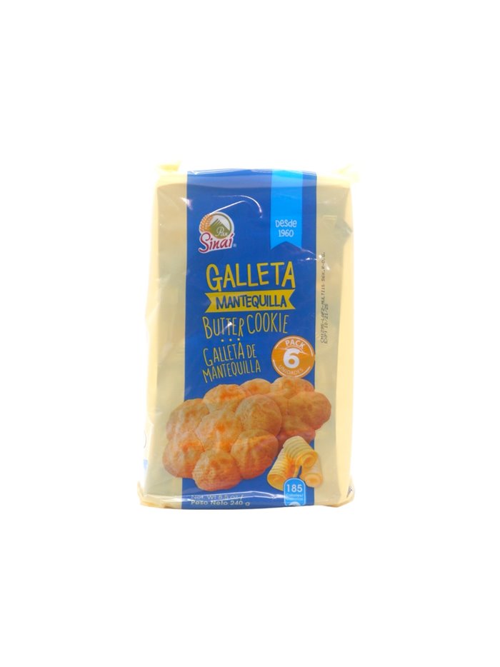 32707 - Sinaí Galletas De Matequilla 8.5oz - 6pk - Box:  - Loc: N13