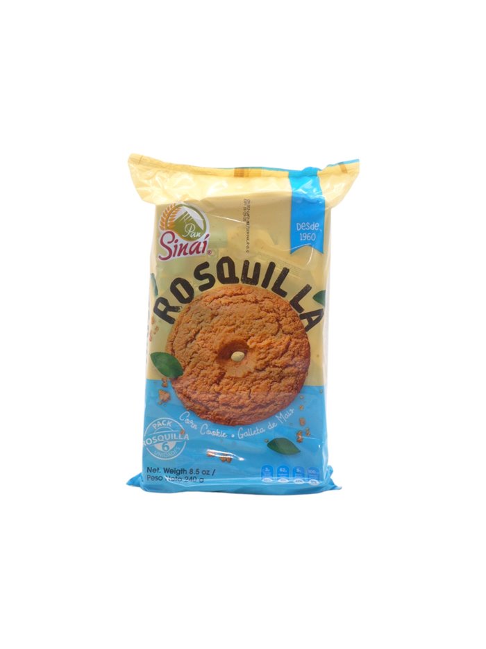 32717 - Sinaí Rosquilla Maiz Cookies. 8.5oz - 6pk - Box:  - Loc: N13