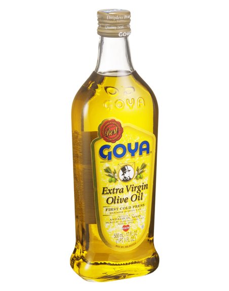 9998 - Goya Extra Virgin Olive Oil - 17 fl. oz. (Case of 12) - Box:  - Loc: G11