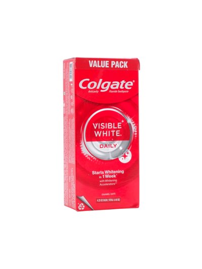 32763 - Colgate Visible White - 250g-8.4oz (Twin Package) - Box:  - Loc: J0