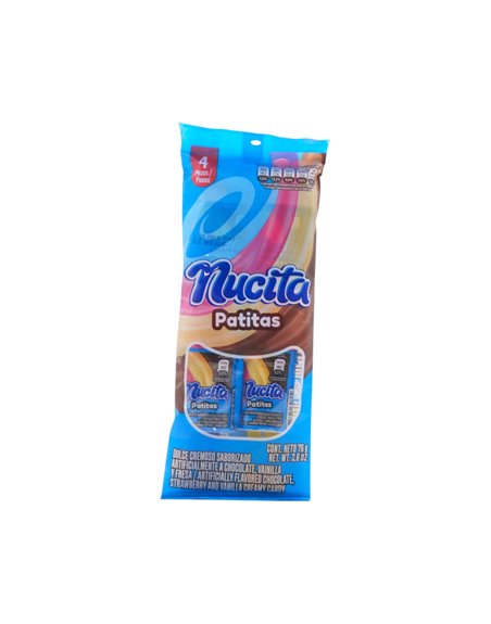 32767 - Nucita Patitas. 2.6oz-4ct. (Case Of 24) - Box:  - Loc: L8