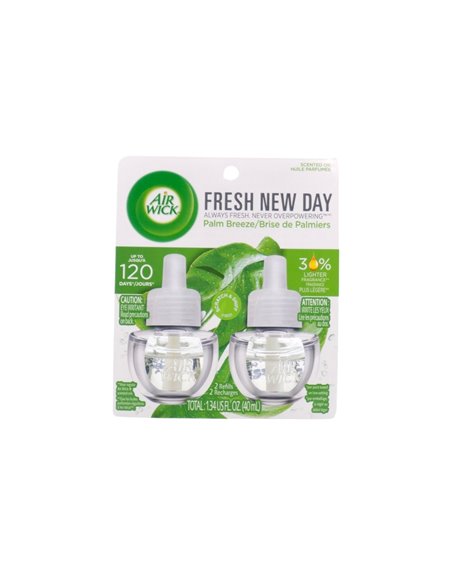 32799 - Air Wick Oil Refill, Plam Breeze - 2x40ml. (Case of 6) - Box:  - Loc: I4