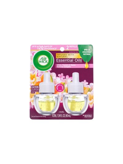 32803 - Air Wick Oil Refill, Summer Delight White Flowers & Melon - 2x40ml. (Case of 6) - Box:  - Loc: I7