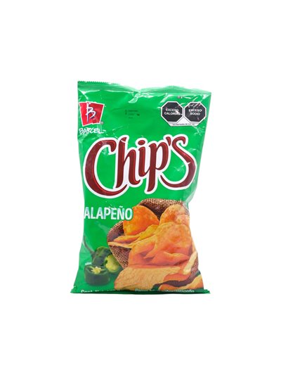 32828 - Barcel Chip's Jalapeno 170gr - (Case of 15 ) - Box:  - Loc: O1