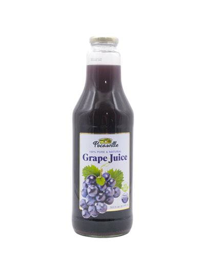 32863 - Pocasville Grape Juice Drink - 1Lt. (6 Pack) - Box:  - Loc: E11