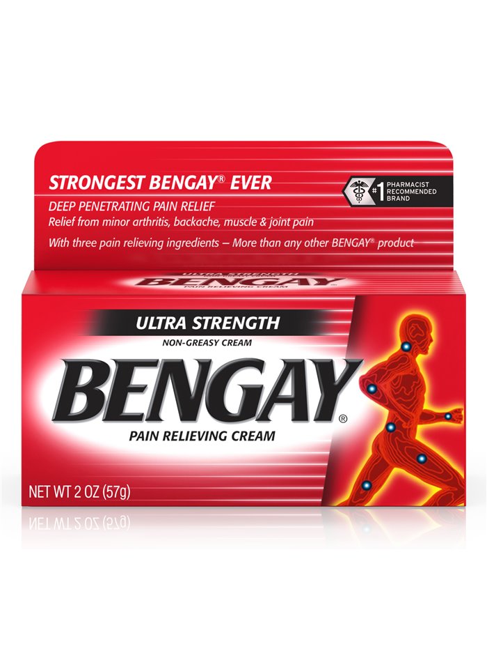 10082 - Bengay Ultra Strength (Red) - 2 oz. - Box:  - Loc: N0