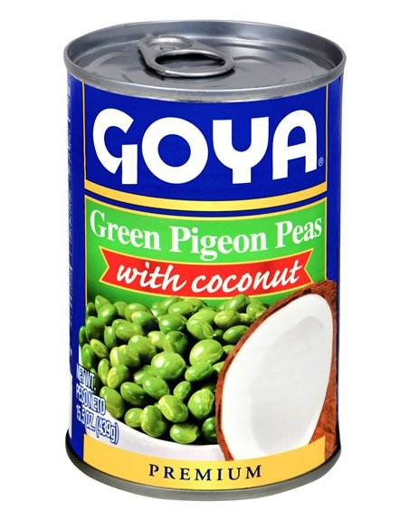10102 - Goya Gandules Con Coco - 15.5 oz. (Pack of 24) - Box:  - Loc: G10