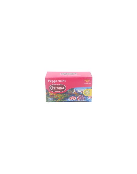 32896 - Celestial Peppermint Tea - 20ct. (Case of 6) - Box:  - Loc: R7