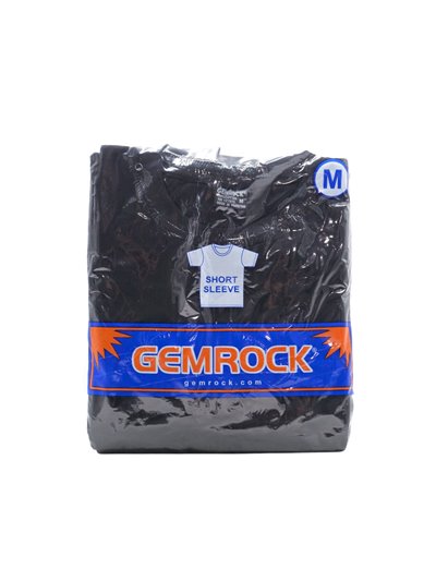 32917 - Crew Neck Black T-Shirt. (Medium) - 6ct. - Box:  - Loc: L0