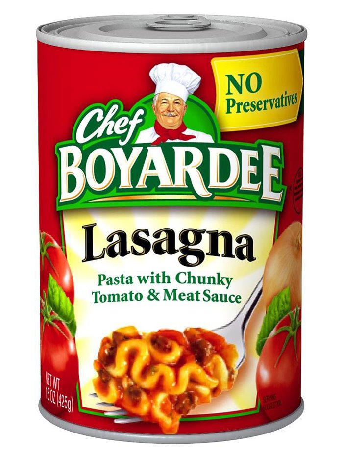 10116 - Chef Boyardee Lasagna - 15 oz. (Pack of 24) - Box:  - Loc: H8