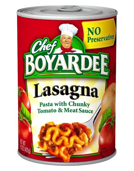 10116 - Chef Boyardee Lasagna - 15 oz. (Pack of 24) - Box:  - Loc: H8