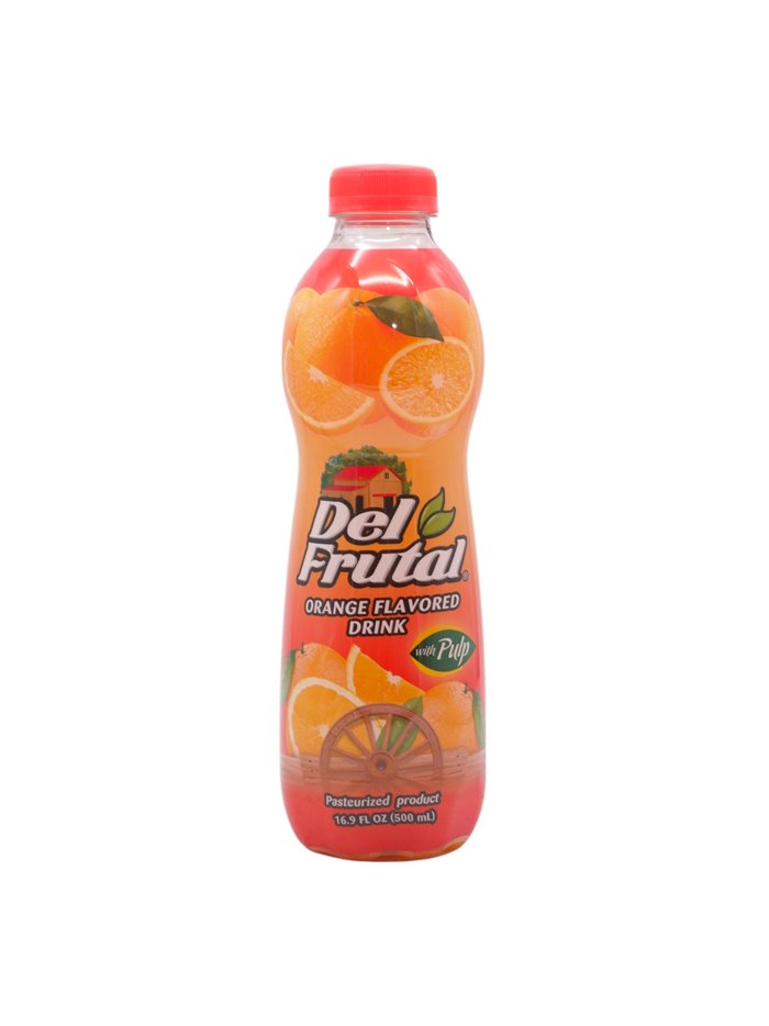 32930 - Del Frutal Orange W/ Pulp Nectar  - 12/16.9 fl. oz. - Box:  - Loc: K10