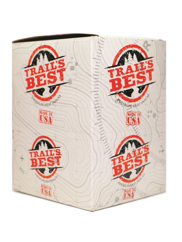 10131 - Trail's Best Meat Snack, Beef & Cheese - 20ct - Box:  - Loc: M4