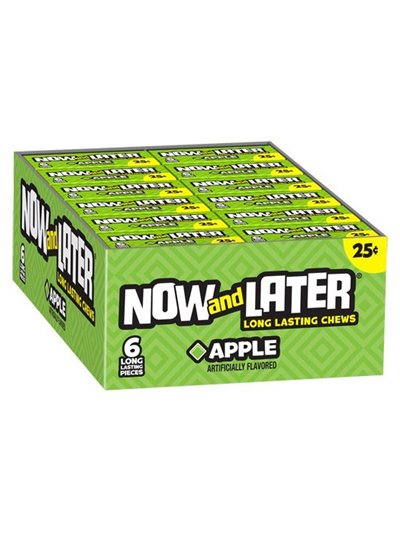 10162 - Now & Later Apple 25¢ - 24/6pcs - Box:  - Loc: L10