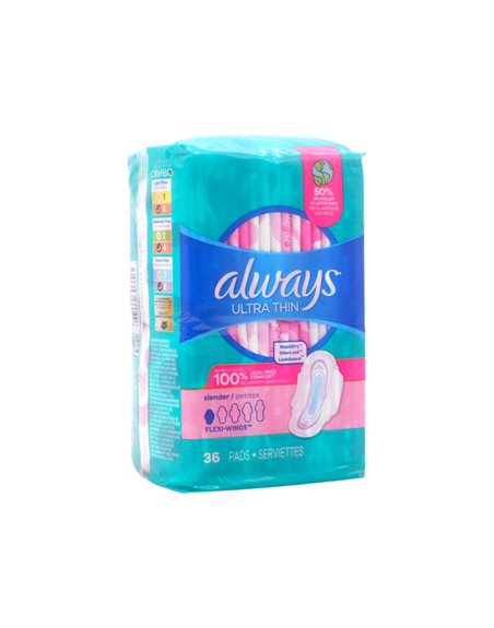 32977 - Always Ultra Thin Slender - 6 x 36's 12863 - Box:  - Loc: E1