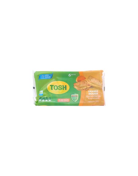 33012 - Tosh Orange Mousse. 6ct-5.25oz. (Case Of 20) - Box:  - Loc: N13