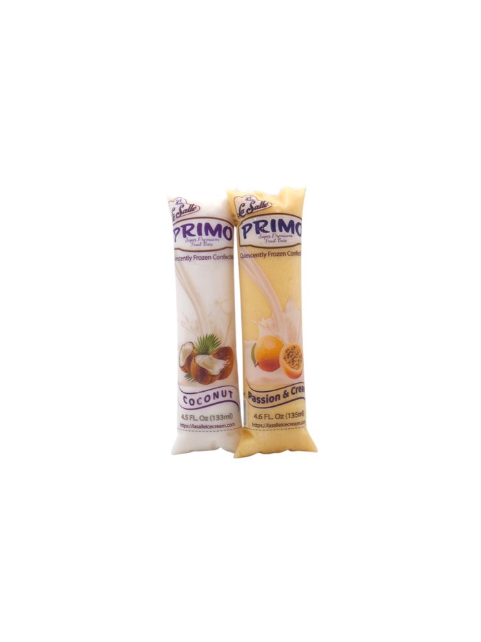 33077 - Primo's Ice, All Flavors - 4 oz. (Case of 30) - Box:  - Loc: NV-6