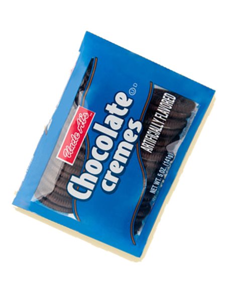 10216 - Uncle AL's Cookies, Chocolate Cremes - 5 oz. (Case of 12) - Box:  - Loc: F8