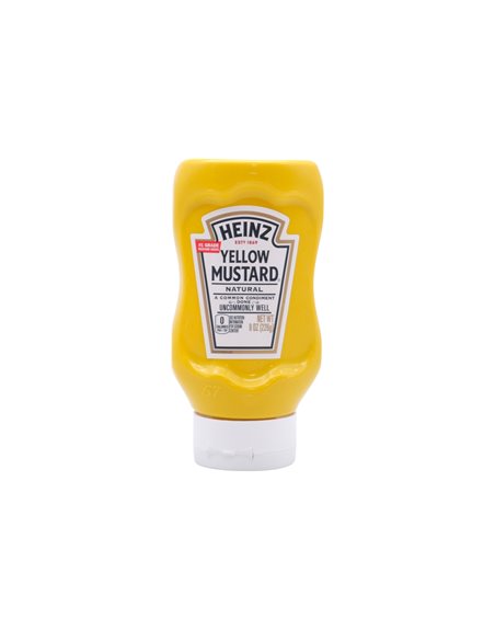 33121 - Heinz Yellow Mustard - 8oz. (Case of 12) - Box:  - Loc: G10