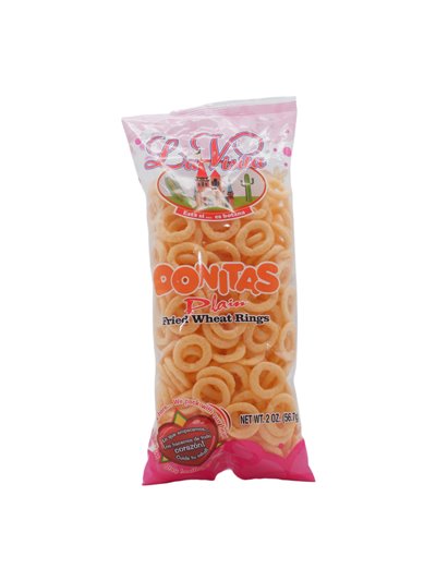 33125 - La Visita Donitas Plain Fried Wheat Rings.  - 2oz - Box:  - Loc: 