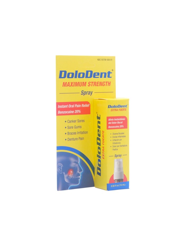 33132 - DoloDent Maximum Strength (Spray) - 15ml (0.5oz) - Box:  - Loc: 