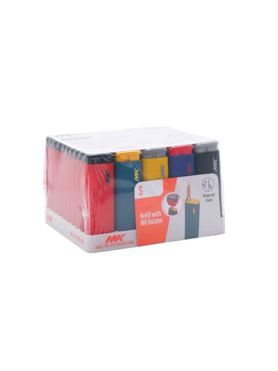 33168 - MK Lighter Windproof. Assorted Color  - 50ct - Box:  - Loc: J2