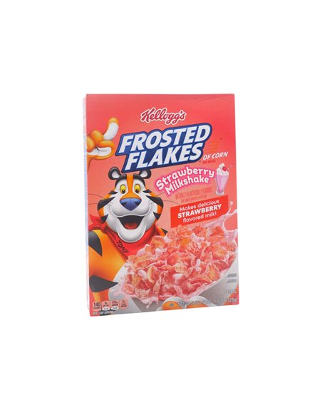 33212 - Kelloggs' Frosted Flakes Strawberry Milkshape- 12 / 11.6 oz (Case of 12) - Box:  - Loc: E2