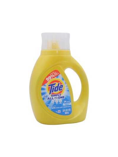 33234 - Tide Liquid Detergent, Simply Refreshing Breeze - 32 fl. oz. (Case of 6) - Box:  - Loc: 