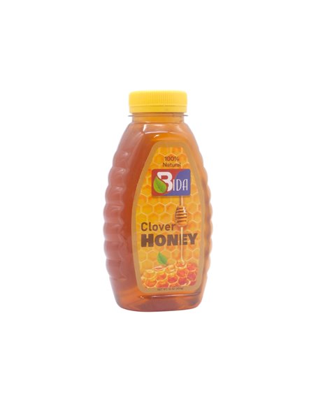 33317 - Bida Clover Honey  - 16oz. (Case of 16) - Box:  - Loc: M1