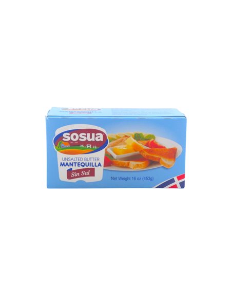 33355 - Sosua Unsalted Butter 16oz - Box:  - Loc: 