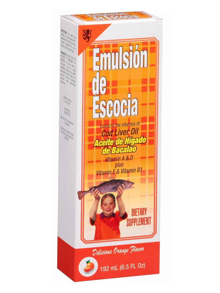 10554 - Emulsión De Escocia, Orange - 6.5 fl. oz. (Case of 48) - Box:  - Loc: L1