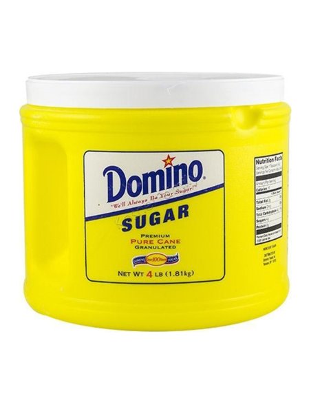 10556 - Domino Sugar (Canister) - 4lb. - Box:  - Loc: H1