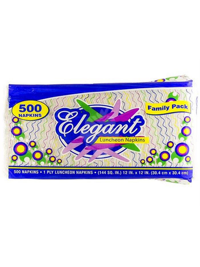 10571 - Elegant Luncheon Napkins - 500ct (Case Of 12 pack) - Box:  - Loc: A7