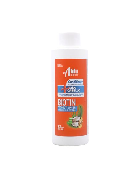 33473 - Aldu Biotin Conditioner (Ginger, Coconut, Aloe Vera, and Minoxidil) - 32 fl. oz. (Case of 12) - Box:  - Loc: I2