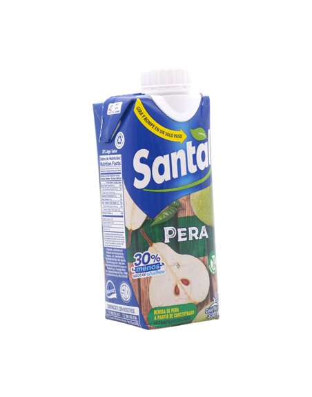 33491 - Santal Juice Pear - 330ml (Pack of 18) - Box:  - Loc: F2