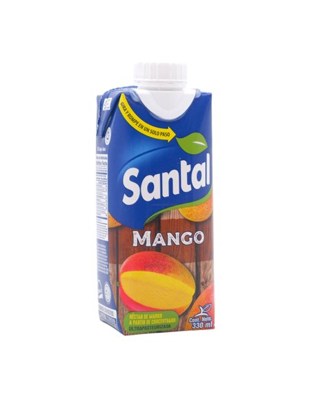 33492 - Santal Juice Mango - 330ml (Pack of 18) - Box:  - Loc: F2
