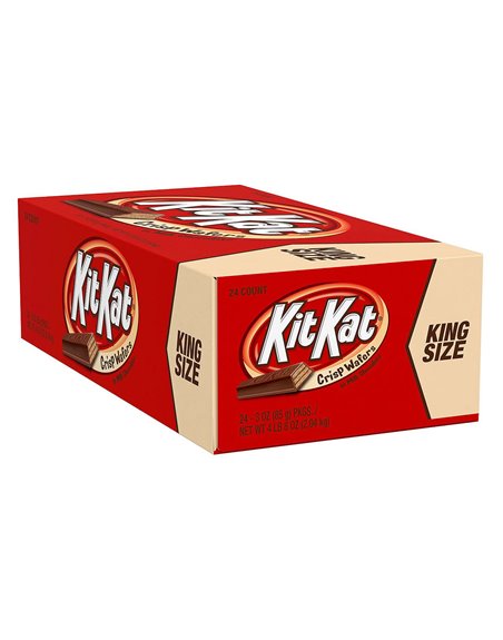 10618 - Kit Kat Bar King Size - 24ct - Box:  - Loc: M6