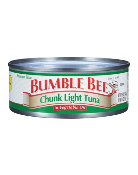 10637 - Bumble Bee Chunk Light Tuna in Oil - 5 oz (Case of 48) - Box:  - Loc: H5