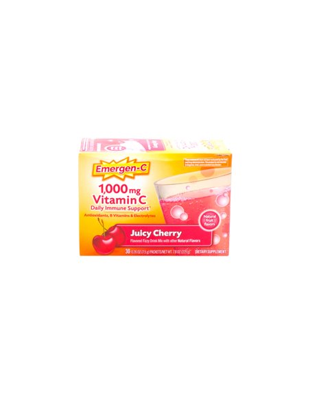 33583 - Emergen-C Vitamin C, Cherry - 30 Bags - Box:  - Loc: N1
