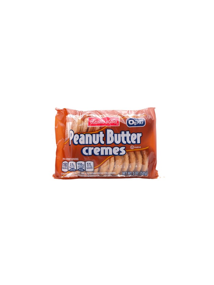 10762 - Cookies, Peanut Butter Creme - 5 oz. (Case of 12) - Box:  - Loc: F8