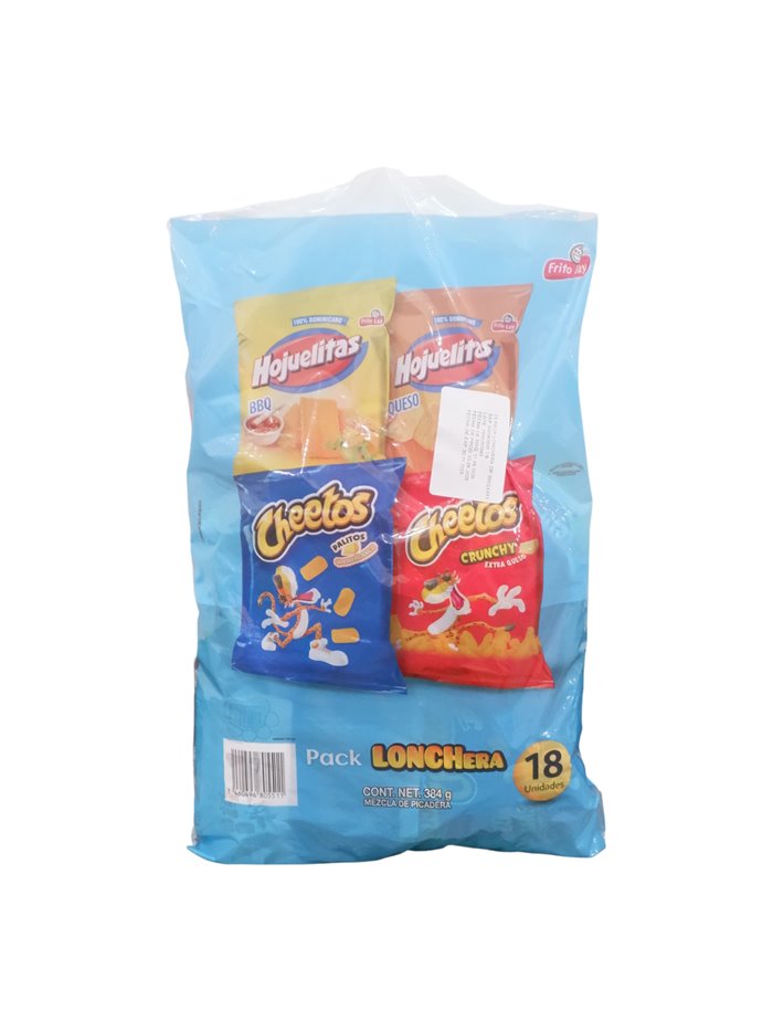 33591 - FritoLay 18 Packs Lonchera -384Grs - Box:  - Loc: 