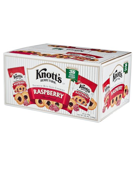 10913 - Knott's Raspberry Shortbread - 36 Pack - Box:  - Loc: N4