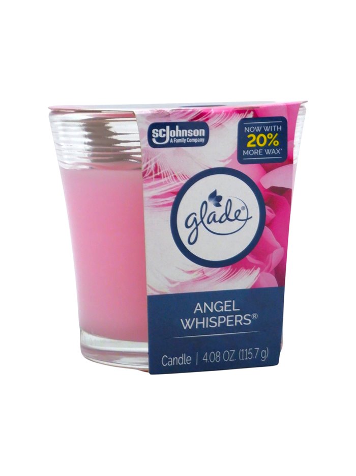 33670 - Glade Candle. Angel Whispers - 4.08 oz. (Case of 6) - Box:  - Loc: I5