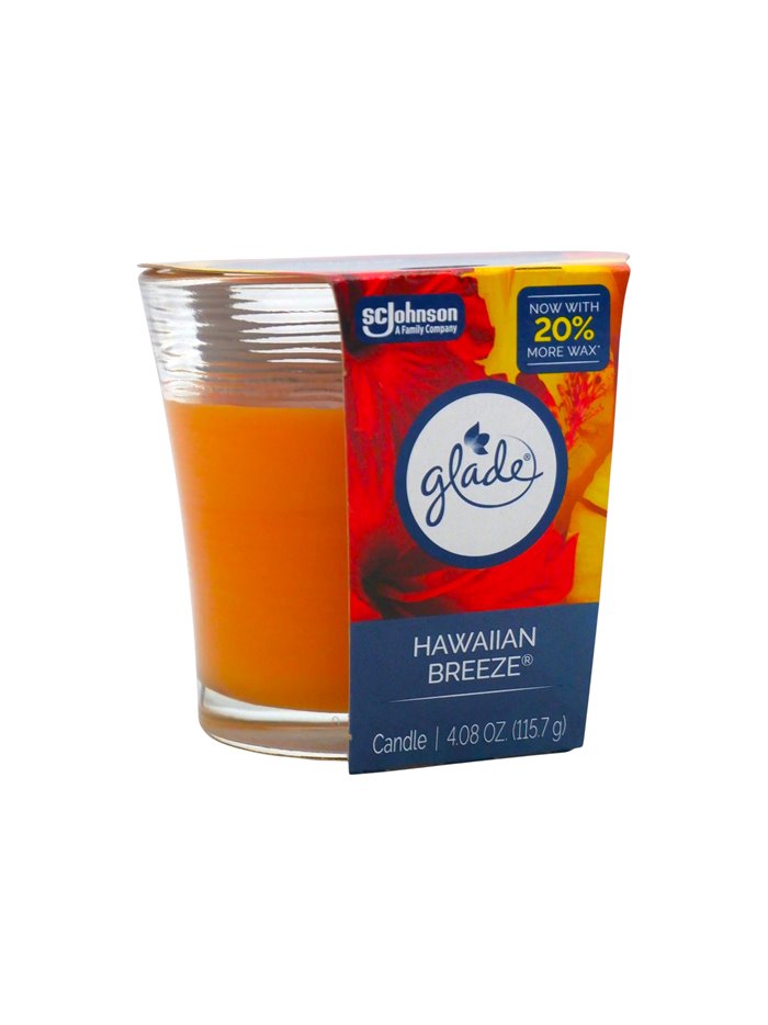 33672 - Glade Candle. Hawaiian Breeze - 4.08 oz. (Case of 6) - Box:  - Loc: I5